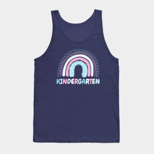 Kindergarten, First day of Kindergarten, First Day Of Preschool, Kindergarten Rainbow Back to School Gift Tank Top